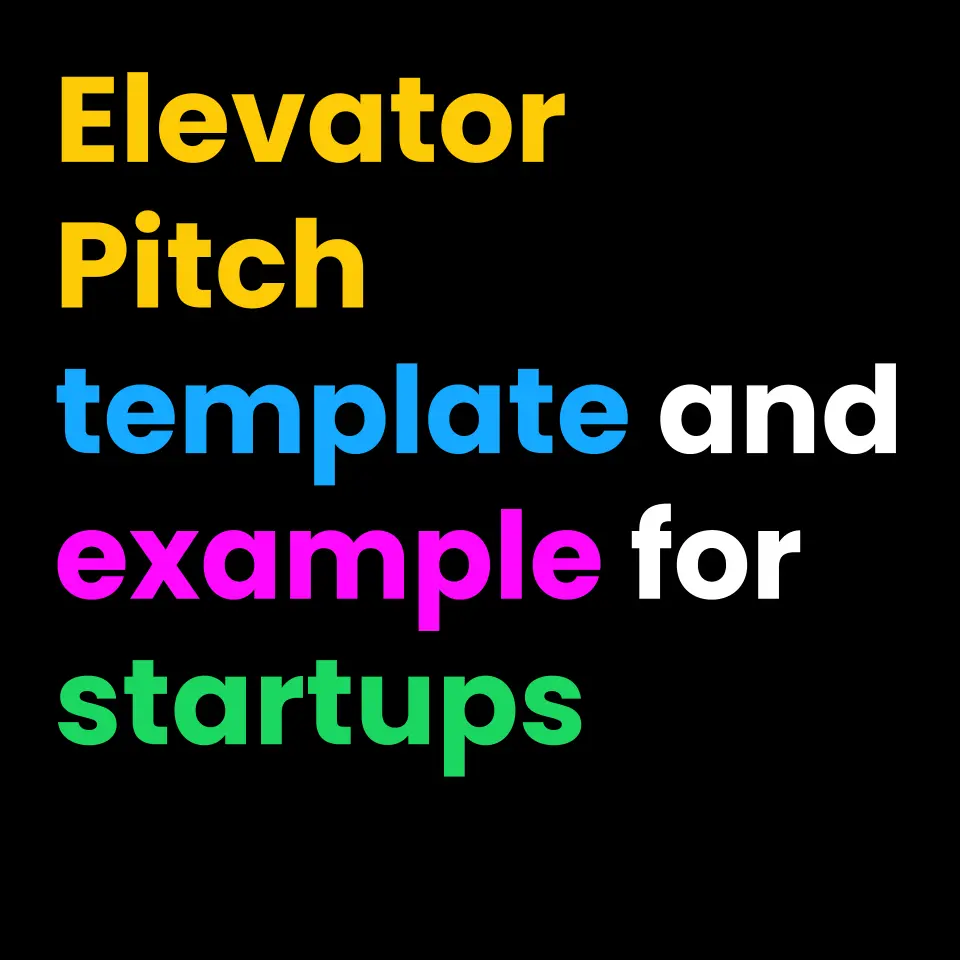 YC Pitch Deck Template